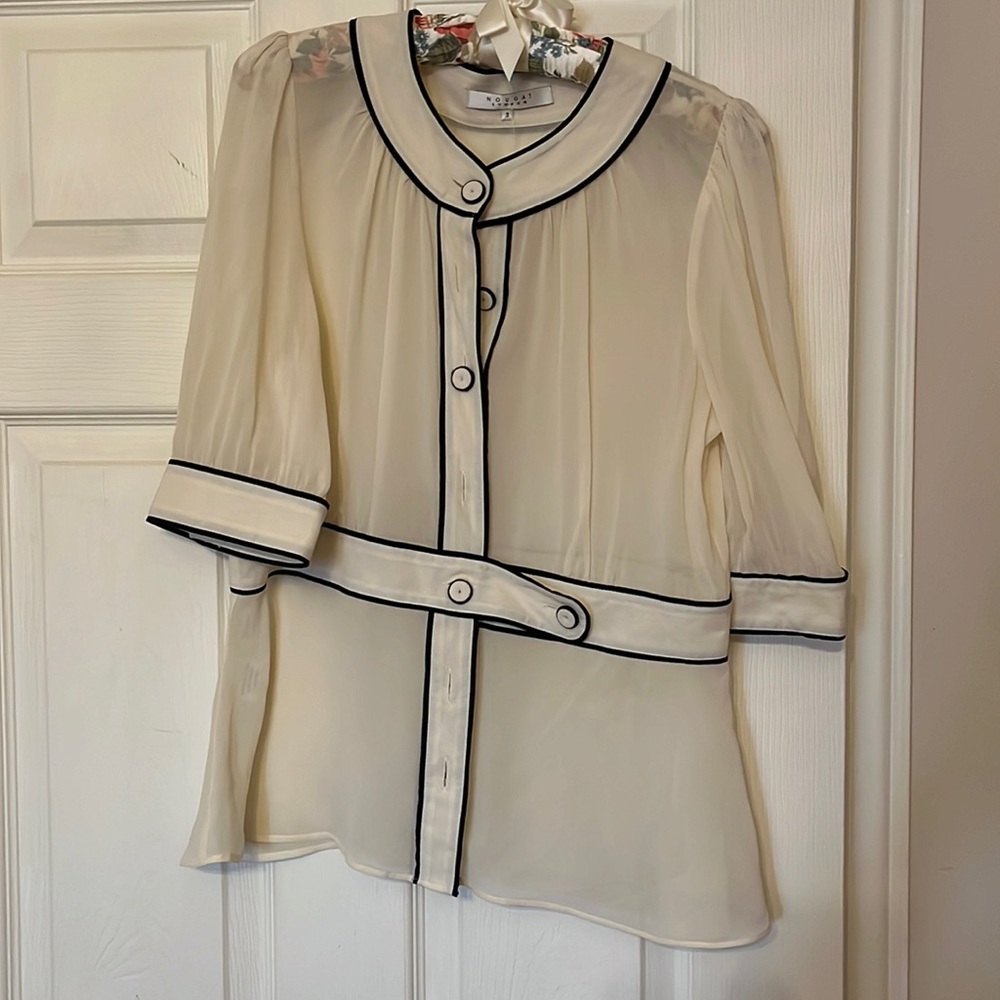 Nougat London 100% Silk Blouse